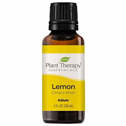 Picture of Plant Therapy Lemon Essential Oil 30 mL (1 oz) 100% Pure, Undiluted, Natural Aromatherapy, Therapeutic Grade