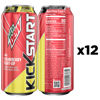 Picture of Mountain Dew Kickstart Strawberry Start-Up (16 Ounce Cans, Pack of 12)