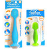 Picture of Bumco 2-PACK Diaper Cream Spatula - FULL-SIZE + MINI Baby Bum Brush with TRAVEL CASE - Diaper Cream Applicator for Baby - Baby Necessities - Suitable for Aquaphor, Desitin - Blue & Green