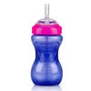 Picture of Nuby 3 Piece Girl No-Spill Cup with Flex Straw, 10 Ounce