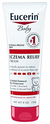 Picture of Eucerin Baby Eczema Relief Body Cream, Fragrance Free Baby Eczema Cream, 8 Oz Tube