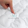 Picture of Biloban Crib Mattress Protector Waterproof & Noiseless Crib Mattress Pad Cover, Skin Friendly & Breathable & Machine Wash 100% Absorbent Crib Toddler Mattress Protector, (Quilted Improved Thickness)