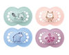 Picture of MAM Original Matte Baby Pacifier, Nipple Shape Helps Promote Healthy Oral Development, 4 Pack, Unisex, 6+ Months