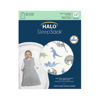 Picture of HALO Sleepsack, 100% Cotton Wearable Blanket, Swaddle Transition Sleeping Bag, TOG 0.5, Watercolor Dinos, Medium, 6-12 Months