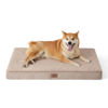 Picture of Bedsure Large Dog Bed for Large Dogs - Big Orthopedic Waterproof Dog Beds with Removable Washable Cover, Egg Crate Foam Pet Bed Mat, Suitable for Dogs Up to 75 lbs, Light Brown