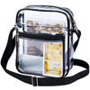 Picture of Clear Messenger Bag for Work & Business Travel for Men & Women,Stadium Approved - Transparent Cross-Body Shoulder Bag for Security & Sporting Event