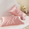 Picture of BEDELITE Satin Pillowcase for Hair and Skin, Queen Pillow Cases Set of 2 Pack, Super Soft Silky Rose Pink Pillow Case with Envelope Closure (20x30 Inches)