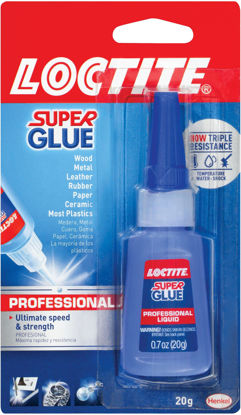 Picture of Loctite Super Glue Liquid Professional, Clear Superglue, Cyanoacrylate Adhesive Instant Glue, Quick Dry - 0.7 fl oz Bottle, Pack of 1