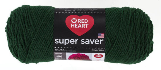 Picture of RED HEART Super Saver Yarn, Hunter Green