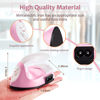 Picture of Mini Craft Iron Mini Heat Press Mini Iron Portable Handy Heat Press Small Iron with Charging Base Accessories for Beads Patch Clothes DIY Shoes T-Shirts Heat Transfer Vinyl Projects (Light Pink)