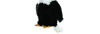 Picture of Aurora® Adorable Mini Flopsie™ Liberty™ Stuffed Animal - Playful Ease - Timeless Companions - Black 8 Inches