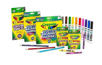GetUSCart- Crayola Crayons 24 Count, 6 Pack (52-0024-6)