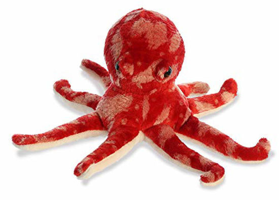 Picture of Aurora® Adorable Mini Flopsie™ Pacy Octopus™ Stuffed Animal - Playful Ease - Timeless Companions - Red 8 Inches