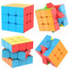 Picture of Speed Cube 3x3x3 Jurnwey Stickerless with Cube Tutorial - Turning Speedly Smoothly Magic Cubes 3x3 Puzzle Game Brain Toy for Kids and Adult