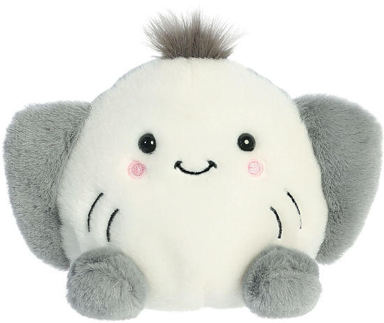 Picture of Aurora® Adorable Palm Pals™ Flapjack Stingray™ Stuffed Animal - Pocket-Sized Fun - On-The-Go Play - White 5 Inches