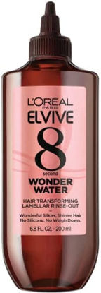 Picture of L’Oreal Paris Elvive 8 Second Wonder Water Lamellar, Rinse out Moisturizing Hair Treatment for Silky, Shiny Looking Hair, 6.8 FL; Oz