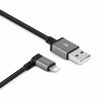 Picture of Moshi USB to Lightning Cable 90 Degree 1M, MFI-Certified, HandyStrap Included, Black