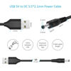 Picture of Belker Universal 5V DC Power Cable USB to DC 5.5 2.1 mm Plug Connector Tip Charging Cord with Most Frequently Used Interface Type