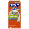 Picture of Hefty Recycling Trash Bags, Clear, 30 Gallon, 36 Count