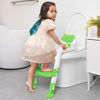 Picture of Toilet Potty Training Seat with Step Stool Ladder,SKYROKU Potty Training Toilet for Kids Boys Girls Toddlers-Comfortable Safe Potty Seat with Anti-Slip Pads Ladder(Green)