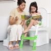 Picture of Toilet Potty Training Seat with Step Stool Ladder,SKYROKU Potty Training Toilet for Kids Boys Girls Toddlers-Comfortable Safe Potty Seat with Anti-Slip Pads Ladder(Green)