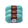 Picture of Lion Brand 24/7 Cotton Yarn, Yarn for Knitting, Crocheting, and Crafts, Aqua, 3 Pack