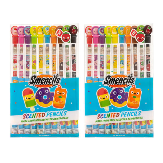 Picture of Graphite Smencils (2 Pack) - HB #2 Scented Pencils, 10 Count, Gifts for Kids, School Supplies