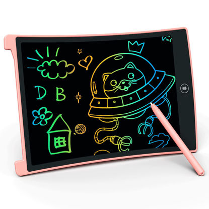 LCD Writing Tablet for Kids, Colorful Doodle Board Drawing Pad for Kids, Drawing Tablet Girls Toys Age 6-8, Educational Kids Toy, Birthday Gift for 3