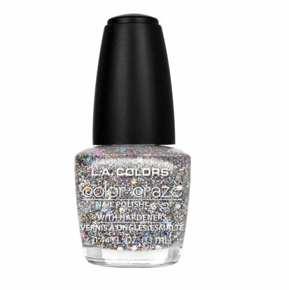 Picture of L.A. Colors Craze Nail Polish, Glitter Bomb, 0.44 Fl Oz (Pack of 1)