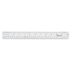 Picture of Westcott 10562 Acrylic Clear Ruler, 12 In