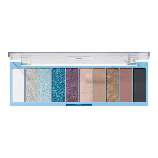 Picture of e.l.f. Perfect 10 Eyeshadow Palette, Ten Ultra-pigmented Vibrant Shades