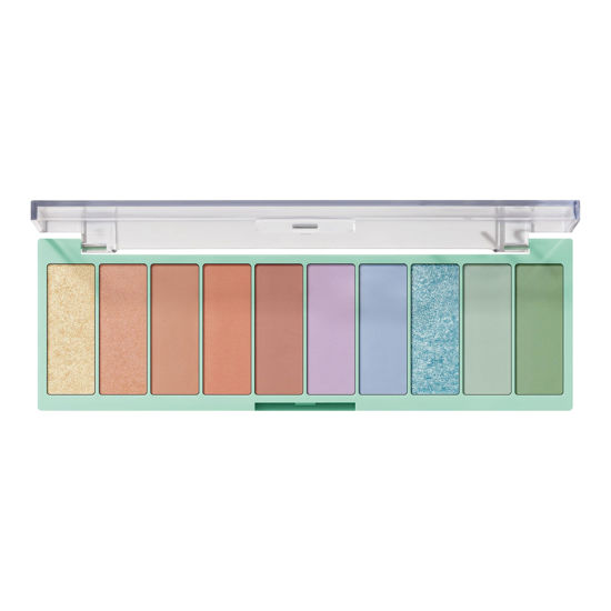 Picture of e.l.f. Perfect 10 Eyeshadow Palette, Ten Ultra-pigmented Bright Shades