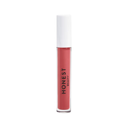 Picture of Honest Beauty Hydrating Liquid Lipstick with Hyaluronic Acid + Avocado Oil | EWG Verified, Vegan + Cruelty Free | Happiness, .12 fl oz