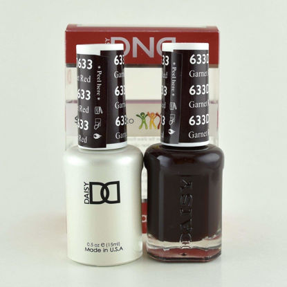 Picture of DND GEL SET (DND 633 GARNET RED)