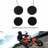 Picture of Qiilu Motorcycle Helmet Headset Headphone Speakers Support Hands-Free Calling with 3.5mm Male Connector