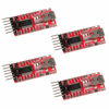 Picture of AITRIP 4pcs 3.3V 5V FT232RL FTDI Mini USB to TTL Serial Converter Adapter Module for Arduino Mini Port