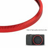 Picture of JJC Metal Lens Decoration Ring Cap for Ricoh GR III GR3 Accessories Replace Ricoh GN-1 Ring Cap -Red