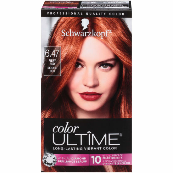 Picture of Schwarzkopf Ultime Permanent Hair Color Cream, 6.47 Fiery Red, 5.7 Fl Oz