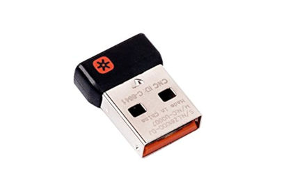 Picture of SummitLink Unifying Receiver for Mouse and Keyboard Compatible for Any Logitech Product That Display The Unifying Logo (Orange Star, Connects up to 6 Devices) B083J7DYDT