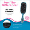 Picture of Wet Brush Shine Enhancer Hair Brush, Artic Blue - Exclusive Ultra-soft IntelliFlex Bristles - Natural Boar Bristles Leave Hair Shiny And Smooth For All Hair Types - For Women, Men, Wet And Dry Hair