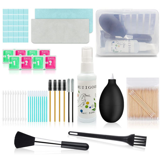 Picture of 166 Pcs iPhone Cleaning Kit Airpods Cleaner kit Phone Cleaner Kit, MUIIGOOD for Charging Port iPhone Port Speaker w Screen Cleaner Spray, Putty for Phone Airpod pro Earbud Camera Electronics Cleaning