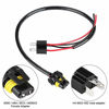 Picture of Duokon Adapter Converter Cable, 2pcs H4 Sockets to 9006 Bulbs Wire Harness Headlight Fog Light Conversion Adapter Cable