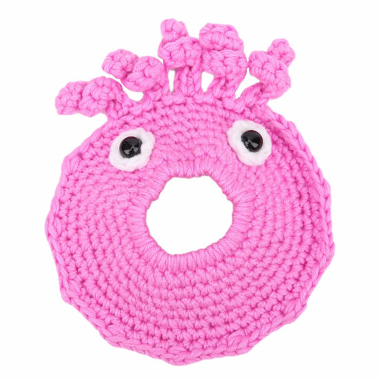 Picture of Shutter Huggers, Hand Knitted Camera Lens Decorative Ring Camera Prop for Newborn Photo(Rose Red)