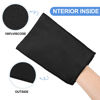 Picture of 12 Pieces Korean Body Scrub Exfoliating Cloth Italy Towel Korean Style Exfoliating Mitt Korean Style Scrubbing Cloth Bath Body Exfoliating Scrub Towel (Black,Small)