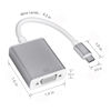 Picture of Bincolo USB-C to VGA Adapter, USB 3.1 Type C (Thunderbolt 3) to VGA Converter Compatible with MacBook Pro, New MacBook, MacBook Air 2018, Dell XPS 13/15, Surface Book 2 and More (Gray)