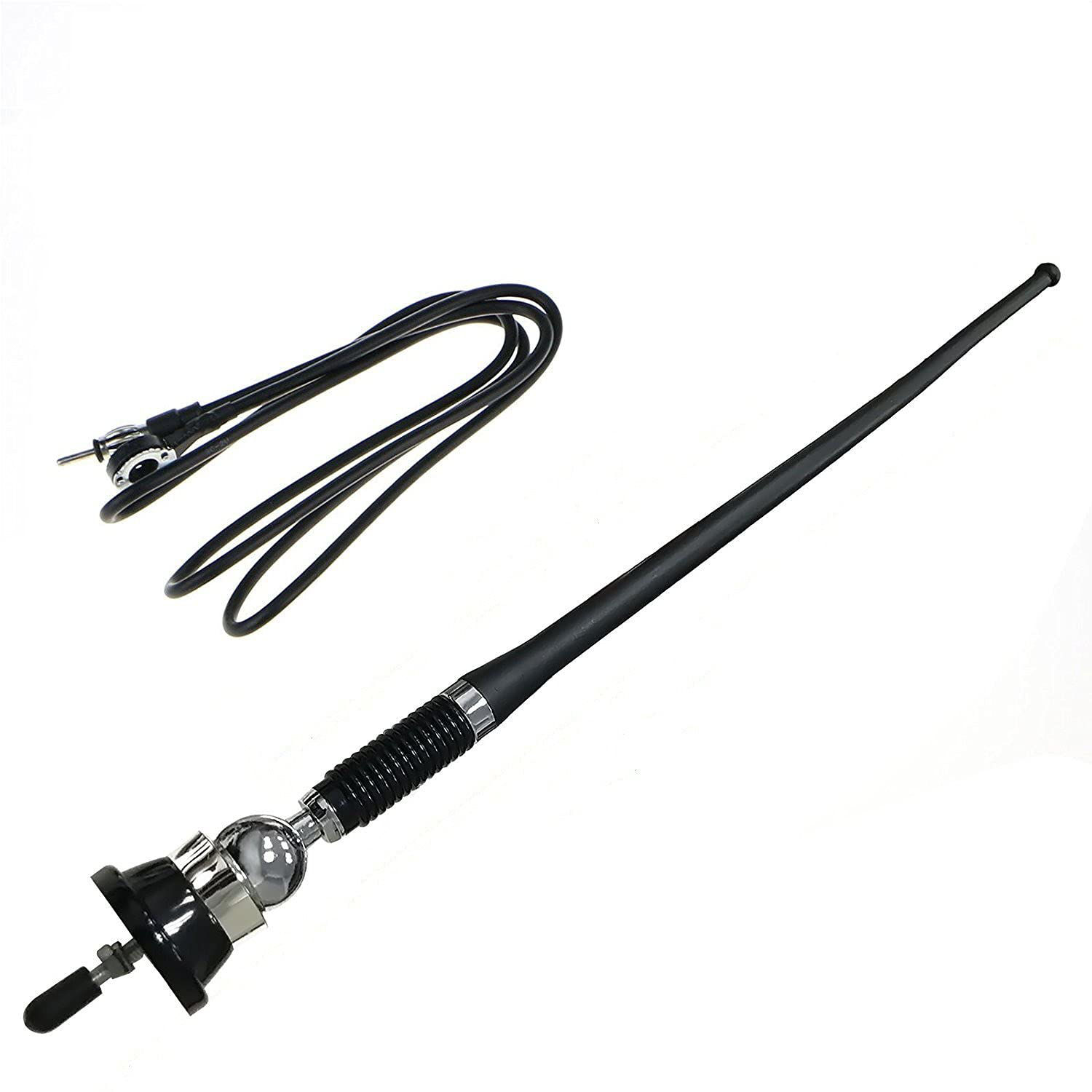 Getuscart Nc Inch Car Fm Am Radio Antenna Flexible Mast Radio Fmam Antenna Universal Car