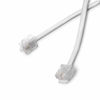 Picture of THE CIMPLE CO Phone Line Cord 50 Feet - Modular Telephone Extension Cord 50 Feet - 2 Conductor (2 pin, 1 line) Cable - Works Great with FAX, AIO, and Other Machines - White