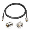 Picture of Superbat HD SDI Cable Blackmagic BNC Cable, DIN 1.0/2.3 to BNC Male Cable (Belden 1855A) 3ft for Blackmagic BMCC/BMPCC Video Assist 4K Transmissions HyperDeck Kameras