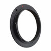 Picture of 58mm Macro Lens Reverse Ring Compatible with for Canon EOS 90D 80D 70D 60Da 60D 50D 40D 30D T6 T7 T5 SL3 SL2 T8i T7i T6i T6s T5i with EF-S 18-55mm Kit Lens & 58mm Filter Thread Lens