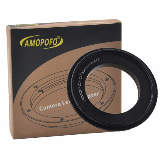 Picture of 55mm to m4/3 Macro Lens Reverse Ring Compatible with for Olympus E-P1 E-P2 E-P3 E-P5 E-PL1 E-PL2 E-PL3 E-PL5 E-PL6 E-PL7 E-PL8 and Micro 4/3 Camera.with 55mm Filter Thread Lens.Macro Shoot